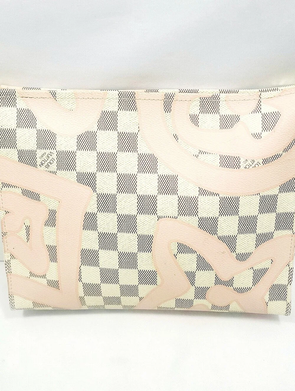 Louis Vuitton Damier Azur Tahitienne Clutch Bag